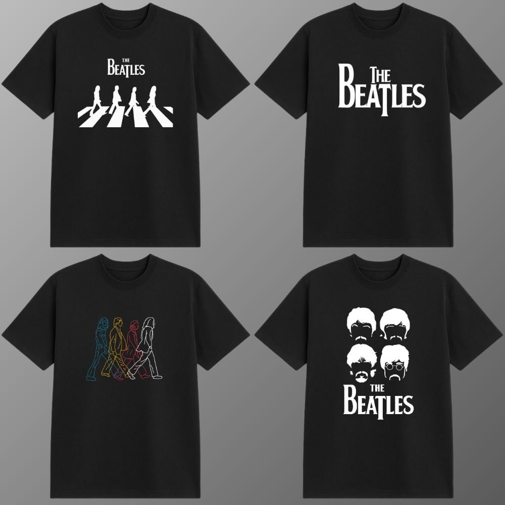 Camiseta The Beatles Rock Banda Inglesa Camisa Algodão Premium Estampada Unissex