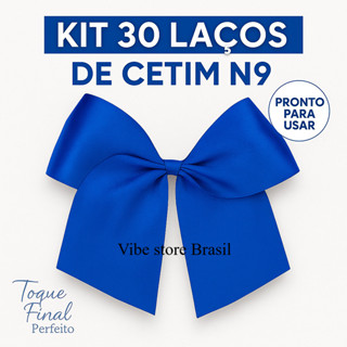 Laços de Cetim Luxo 38mm N9 – Kit c/30 para Natal, Decoração, Lembrancinhas e Personalizados em Oferta na Shopee