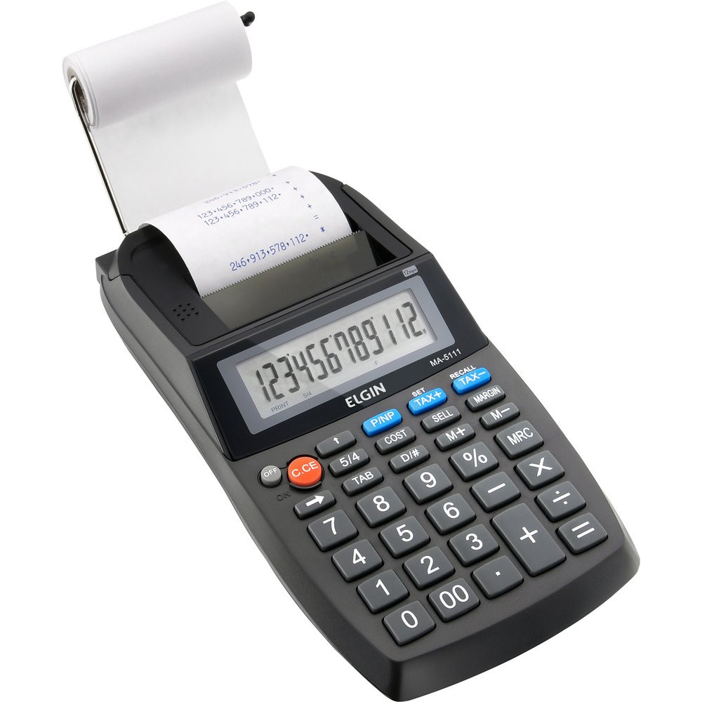 CALCULADORA DE MESA ELGIN MA 5111 VISOR LCD ELETRONICA