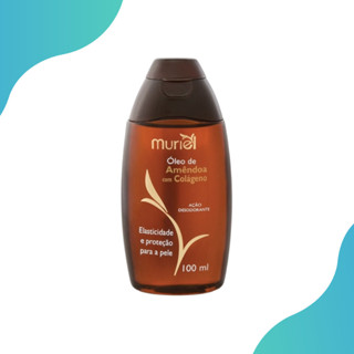 Óleo Corporal  Amêndoas Com Colágeno Muriel 100ml em Oferta na Shopee