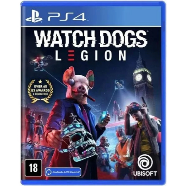 WATCH DOGS LEGION PS4 MÍDIA FÍSICA SEMINOVO