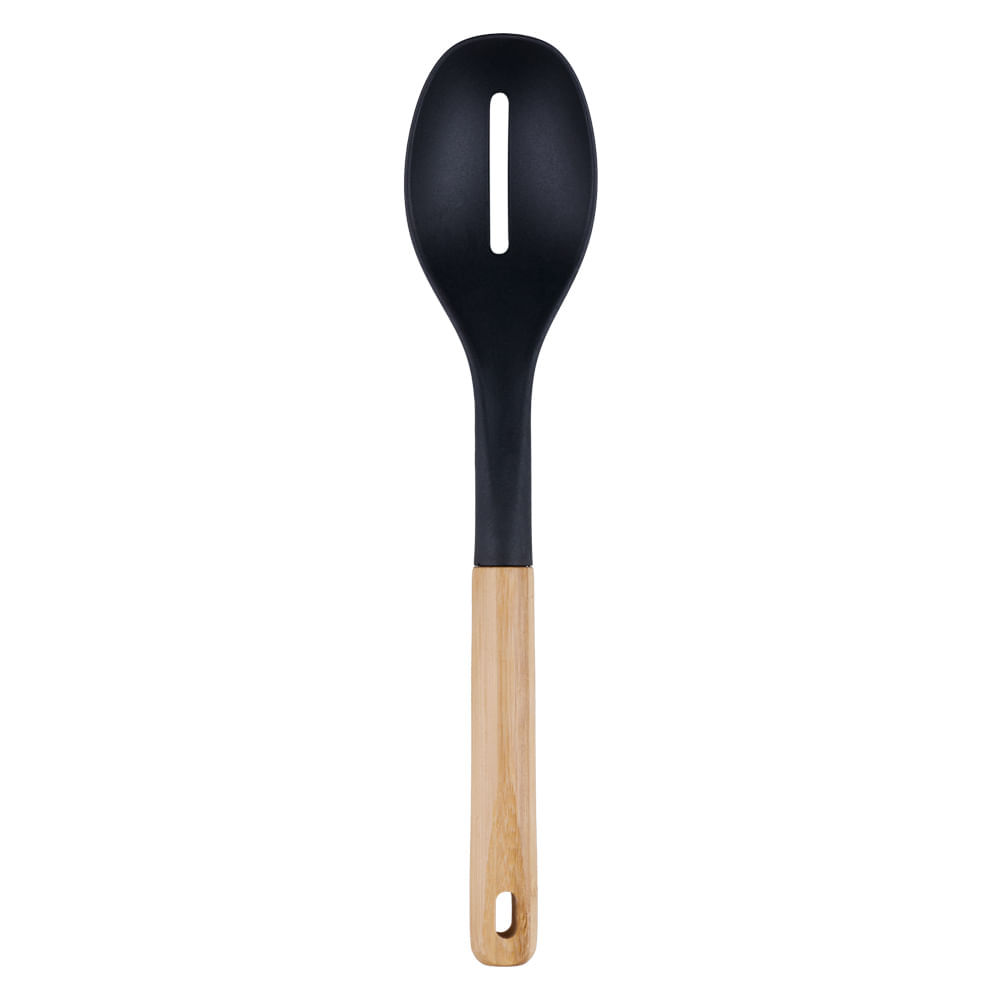 Colher Vazada Nylon Eco Bamboo CV244944 Cazza em Oferta na Shopee