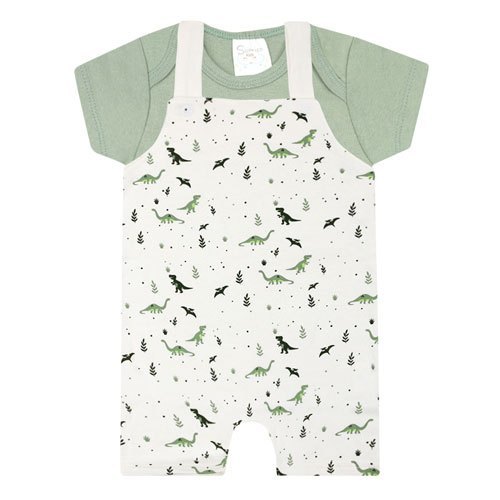 Conjunto Jardineira Menino E Menina Roupas de Bebê Conjunto Bebê