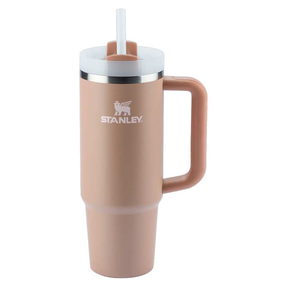 Copo Com Canudo Quencher 887ml Almond Ros R8799 - Stanley em Oferta na Shopee