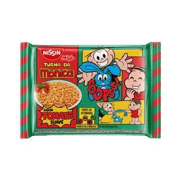 Macarrão Instantâneo Lámen Tomate Suave Turma da Mônica Nissin
