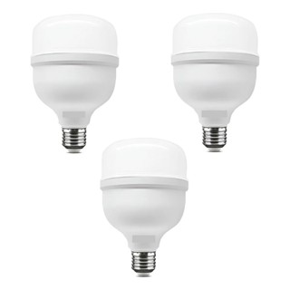 Kit 3 Lâmpada Led 20w Alta Potência Bulbo Soquete E27 Bivolt 127/220v Branco-frio em Oferta na Shopee