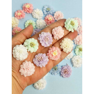 Mix de Flores APLIQUE Florzinha Candy IMPORTADO 3 cm- 10pçs Miolo de PISTILO Lindo para acessório Cabelo Laços Faixa RN