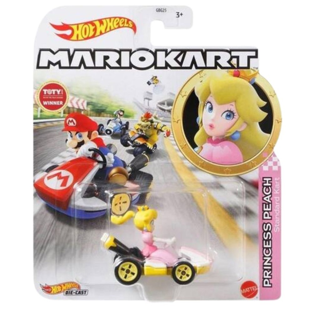 Hot Wheels Mario Kart Peach Standard 1:64 Mattel