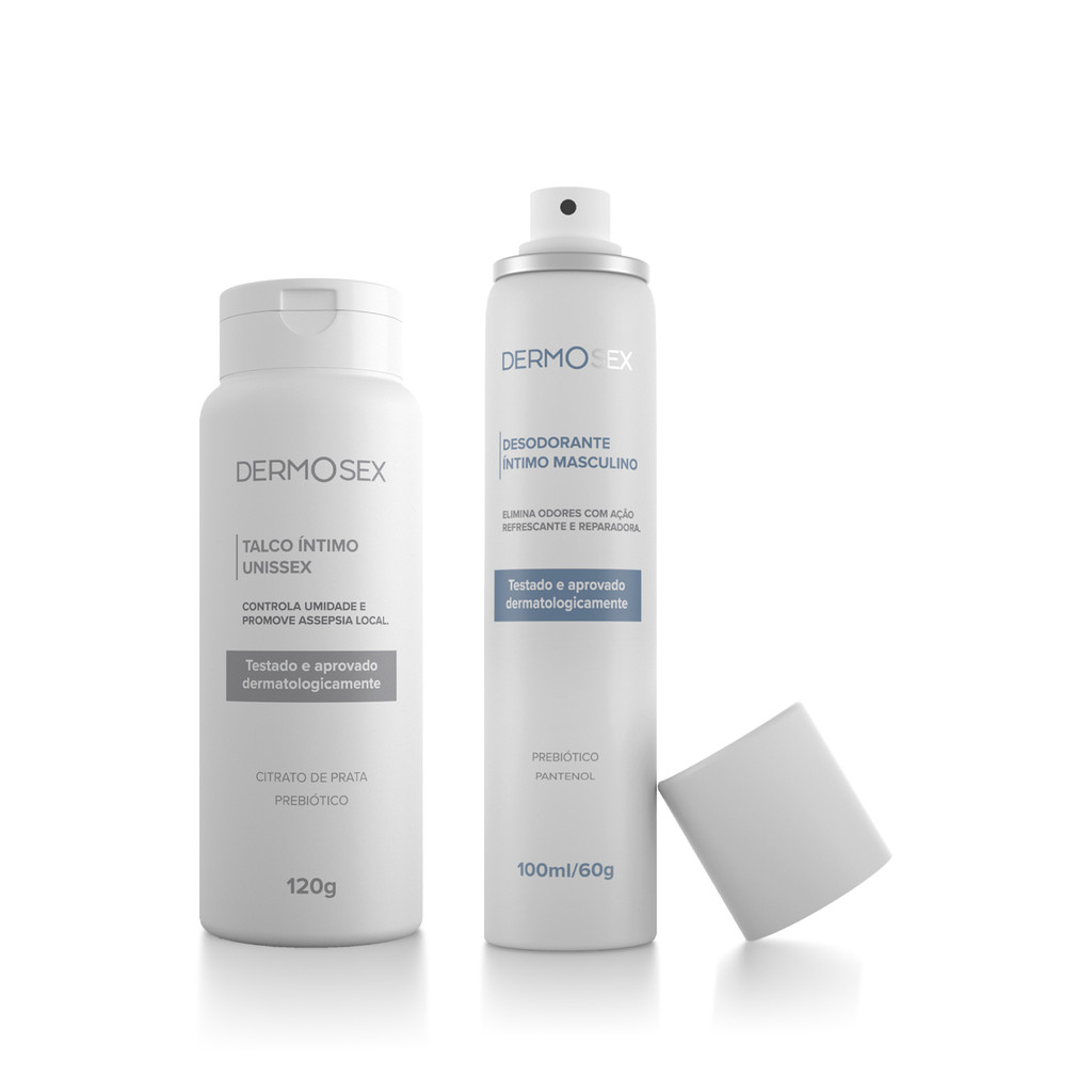 Kit Masculino Talco Íntimo + Desodorante Masculino