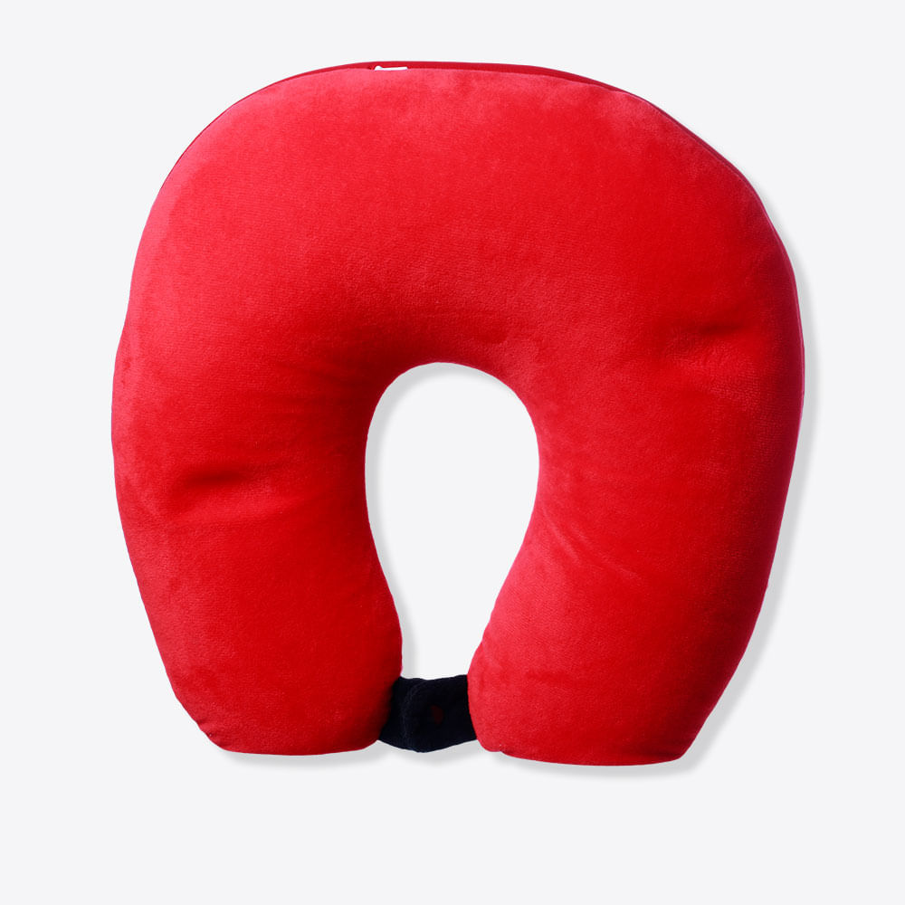 Almofada Pescoço Vermelha - ZonaCriativa em Oferta na Shopee