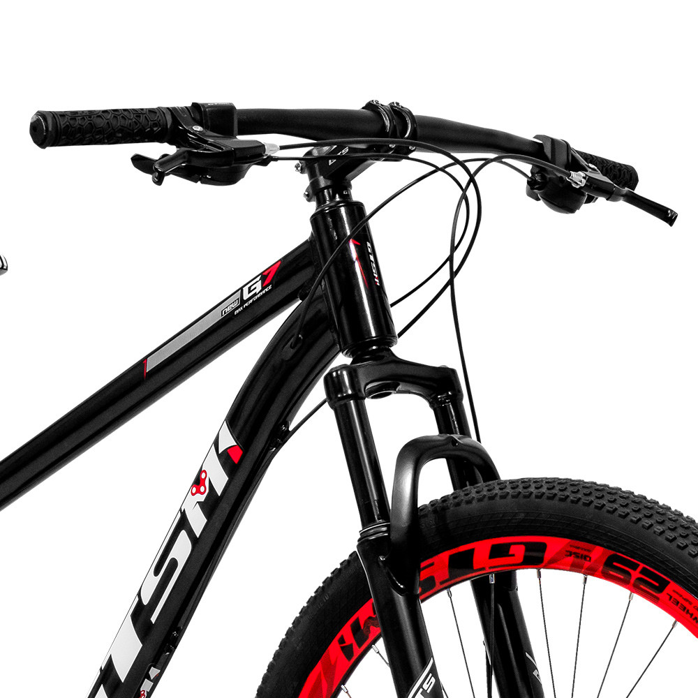 Bicicleta Gts Aro 29 Freio a Disco Câmbio GTSM1 TSI7 21 Marchas e Suspensão | GTS M1 G7 New