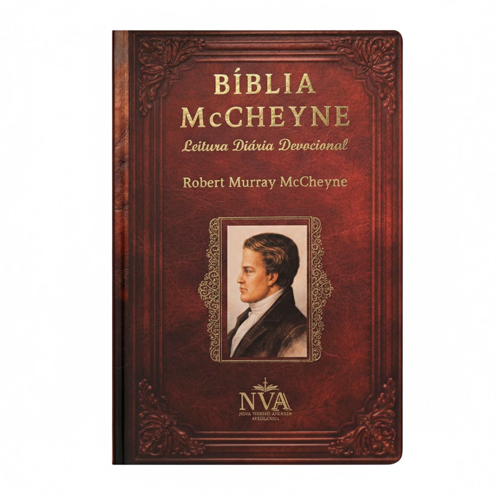 Bíblia McCheyne | NVA | Leitura Diária Devocional | Full Collor | Capa Dura Vintage  Marrom em Oferta na Shopee