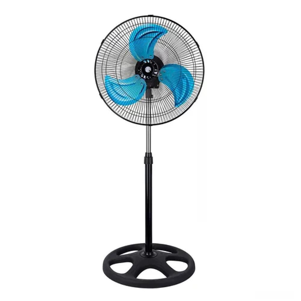 Ventilador de Coluna Pedestal Turbo Forte e Silencioso 45W 3 Velocidades Oscilante Altura Ajustável