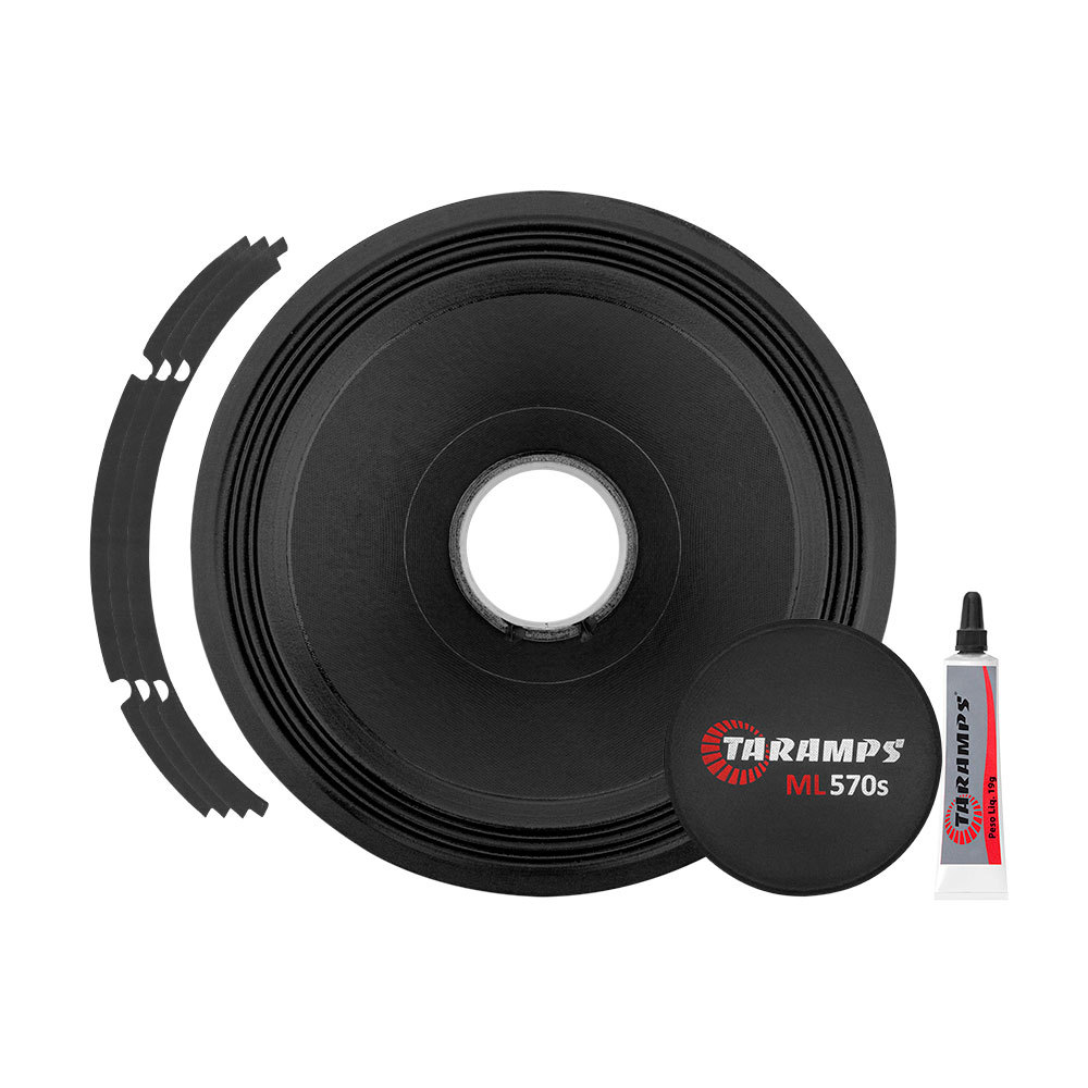 KIT REPARO ALTO FALANTE TARAMPS 7DRIVER ML 570 S 12 POLEGADAS ORIGINAL