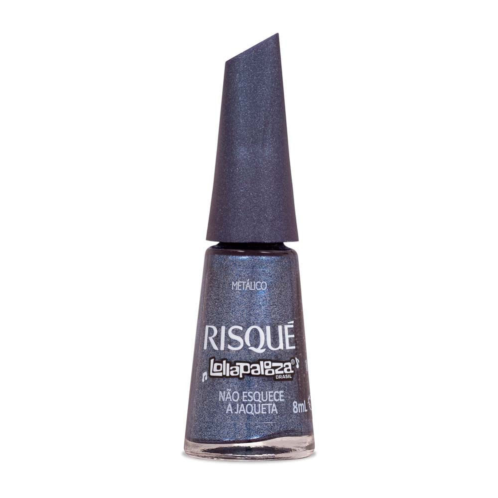 Esmalte Metalico Risque Lollapalooza Não Esquece A Jaqueta 8ml em Oferta na Shopee