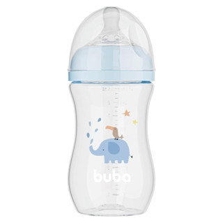 Mamadeira Buba Easy Flow Elefante Azul 270ml em Oferta na Shopee