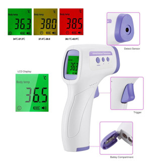 Termômetro Infravermelho Para Bebê Adulto Termômetro Digital Display Lcd em Oferta na Shopee