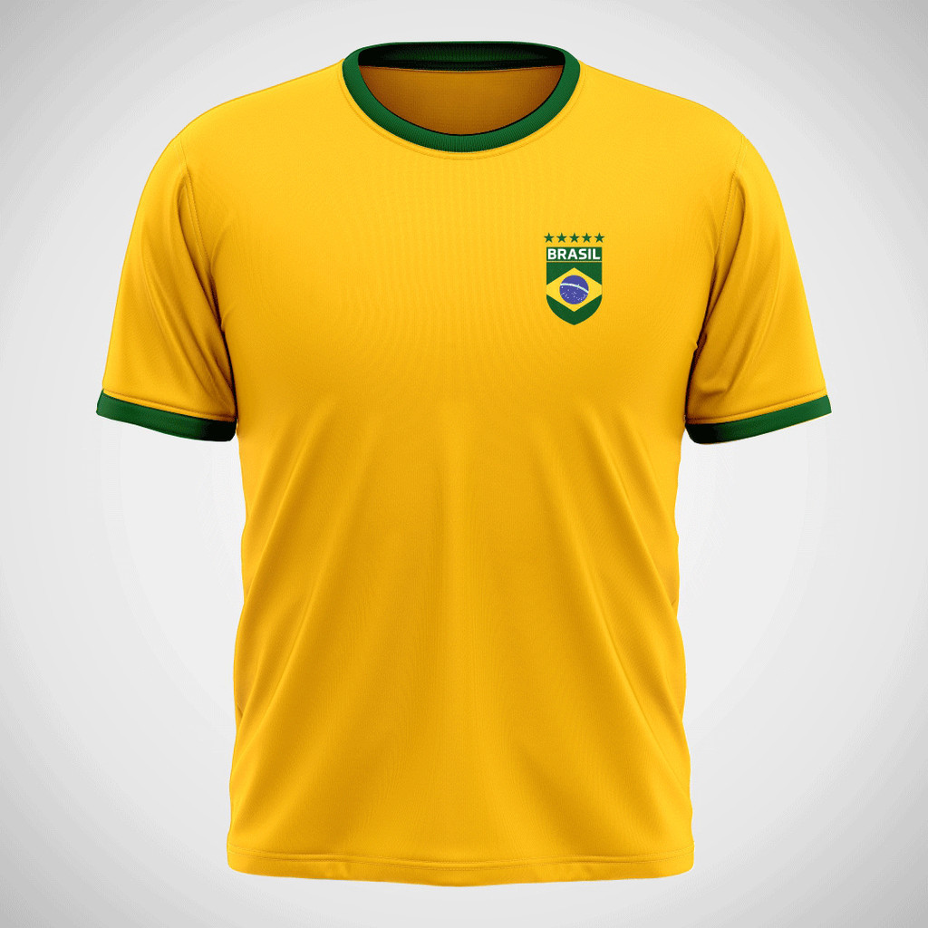 Camiseta Invicto Copa do Mundo 2026 Seleção Torcida Brasil | Unissex 100% Algodão