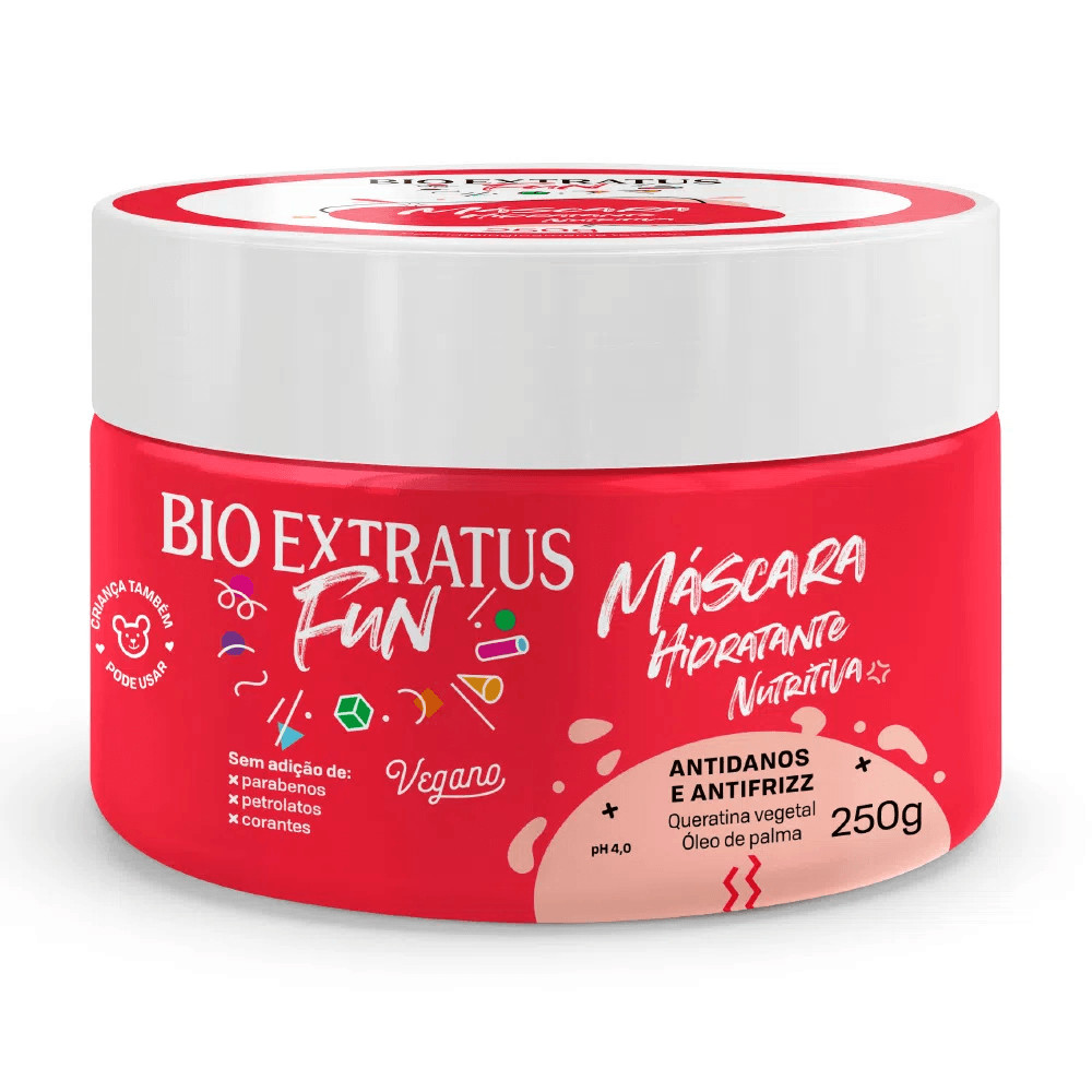 Máscara Capilar Bio Extratus Fun Hidratante e Nutritiva 250g em Oferta na Shopee