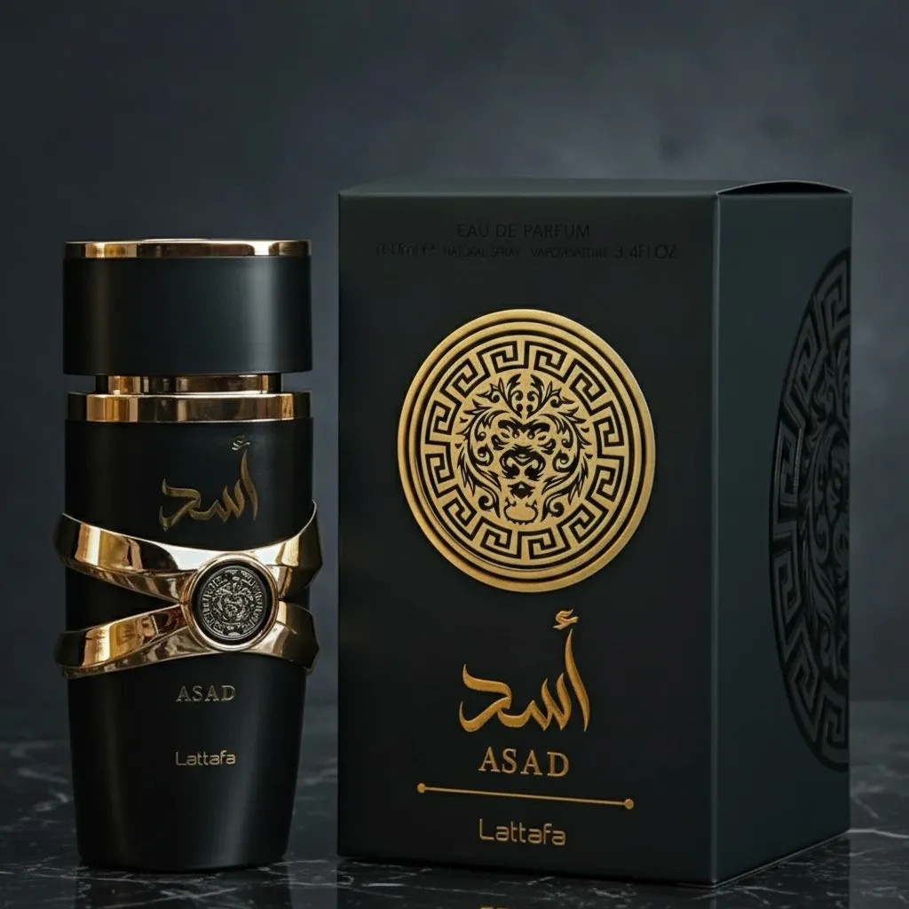 Perfume Árabe Asad Lattafa Eau De Parfum Masculino 100ml Elegante e Intenso em Oferta na Shopee