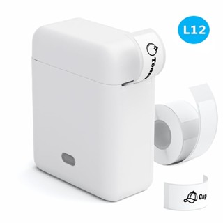 Impressora De Etiquetas Bluetooth Portátil Modelo L12-Inclui 1 Rolo De Papel De Etiqueta em Oferta na Shopee