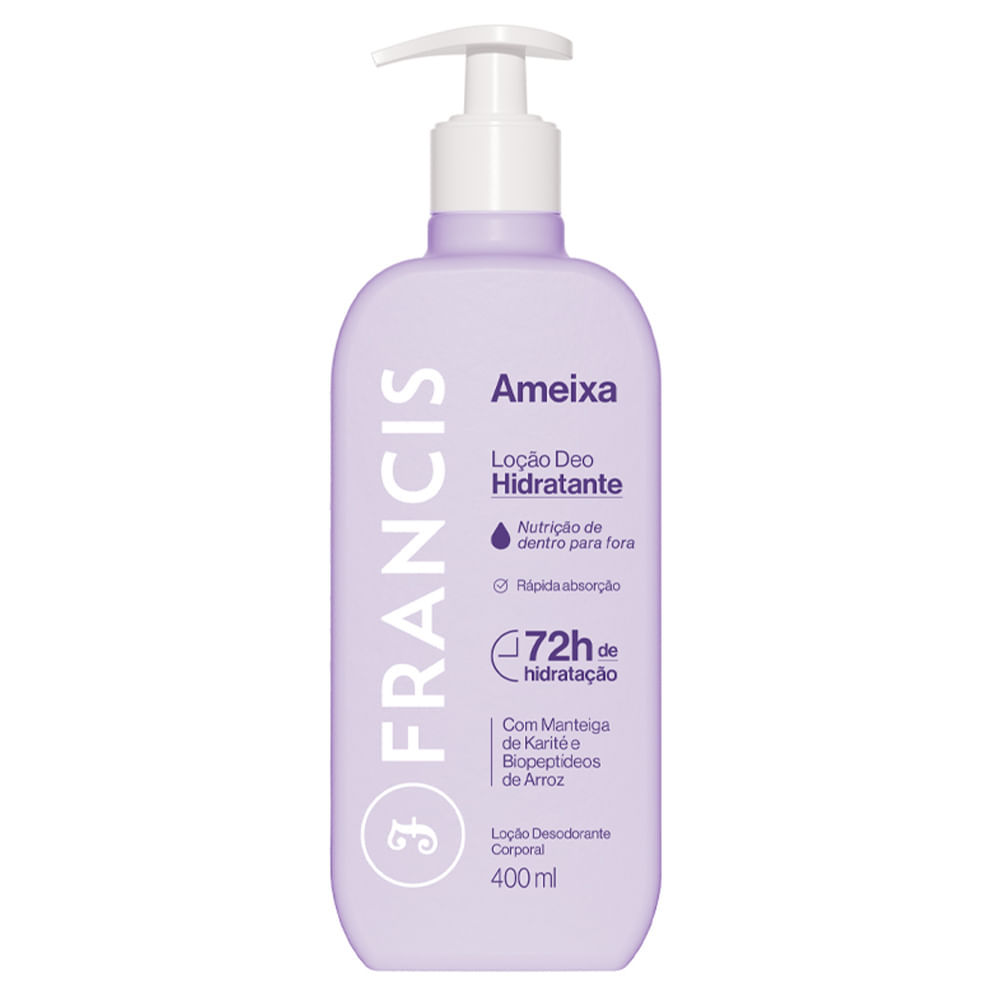 Loção Hidratante Francis Ameixa 400ml em Oferta na Shopee