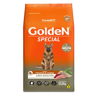 Ração Golden Special Cães Adultos Sabor Frango e Carne 15 kg em Oferta na Shopee