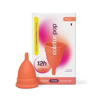 Coletor Menstrual Pop Tipo 1 com 12h de Proteção em Oferta na Shopee