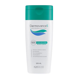 Dermovance S Loção Hidratante Pele Seca e Sensível 200ml em Oferta na Shopee