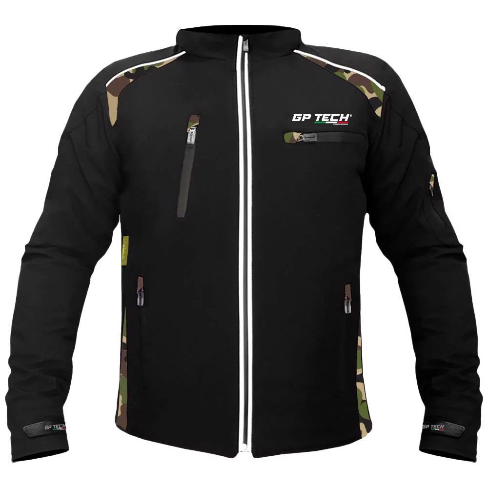 JAQUETA GP TECH SOFT CASUAL RESISTENTE À ÁGUA CAMUFLADA