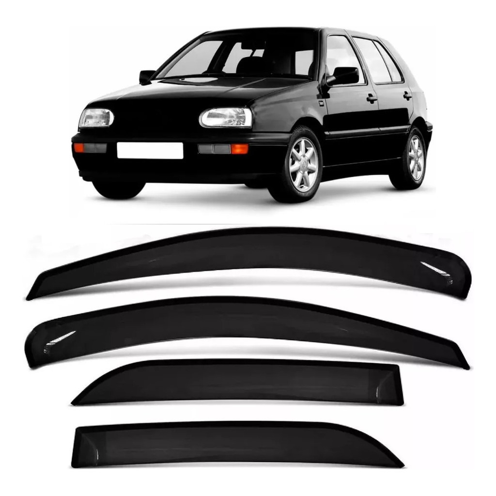 Calha Defletor Chuva Fume Vw Golf Mk3 1995 1996 1997 1998