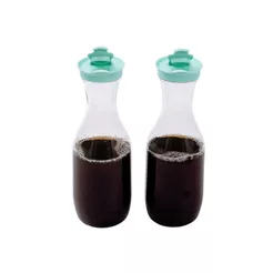 Kit 2 garrafas de plástico com tampa 1,5L azul - Mozcada
