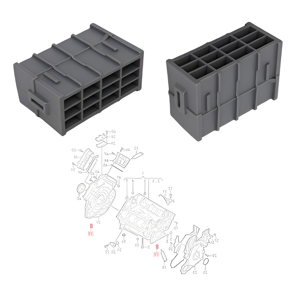 Par Vedação Tijolinho Flange Dianteira Ou Traseira Vw Amarok