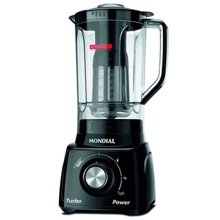 Liquidificador Turbo Power L-99 FB Copo San Cristal 3 Velocidades Mondial