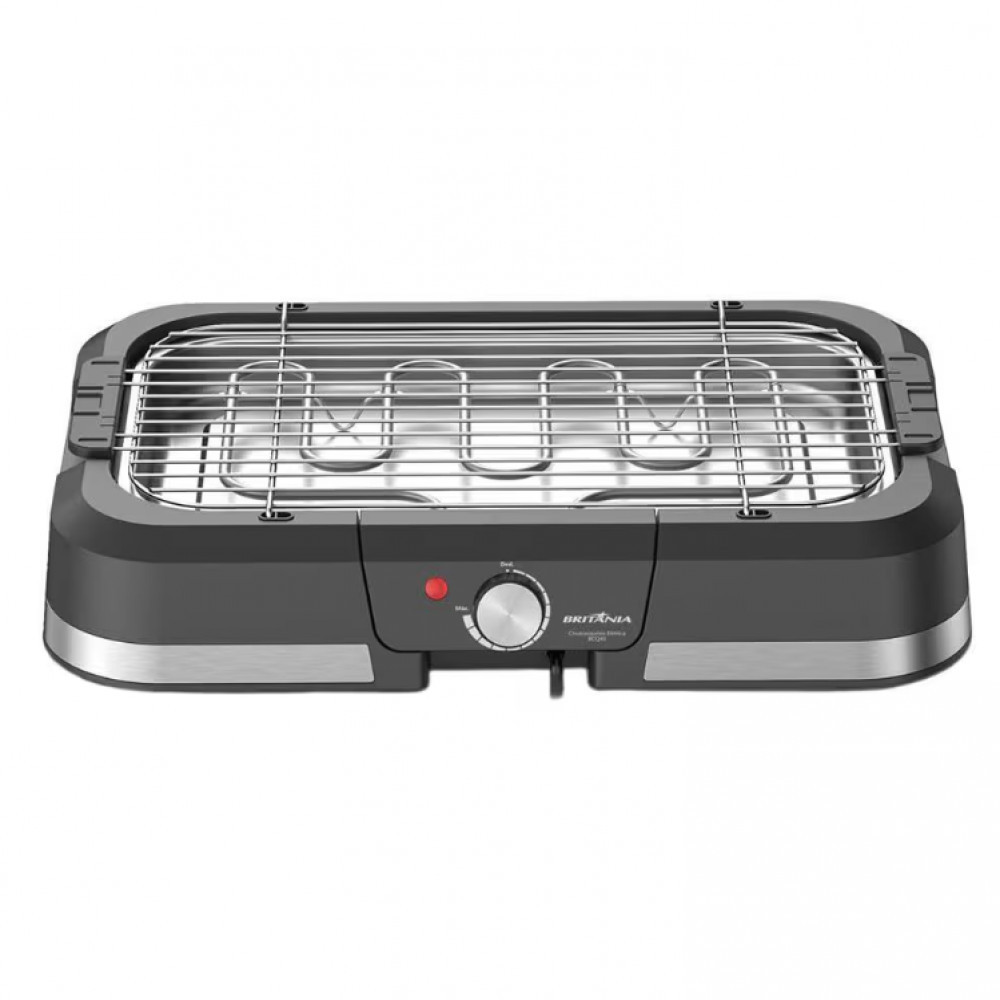 Churrasqueira Elétrica Britânia BCQ40 com Seletor de Temperatura e Revestimento Antiaderente