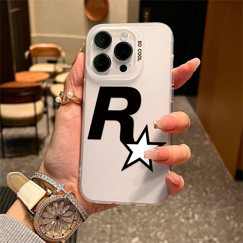 Capinha Para Samsung Galaxy A15 A14 A05S A23 A34 A35 A55 A54 A12 A13 S24 S20FE S23FE S24Ultra Logotipo R Star