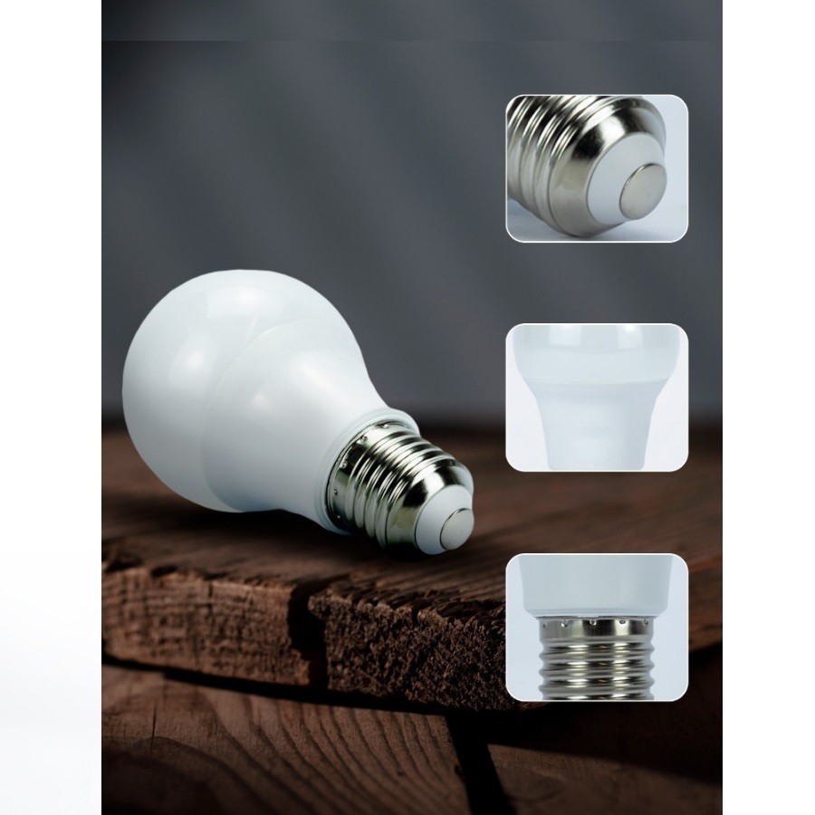 Lampada de Led 9w Bulbo Bivolt Branco Frio 6500K para Casa e Comércio — imagem 2 de 2