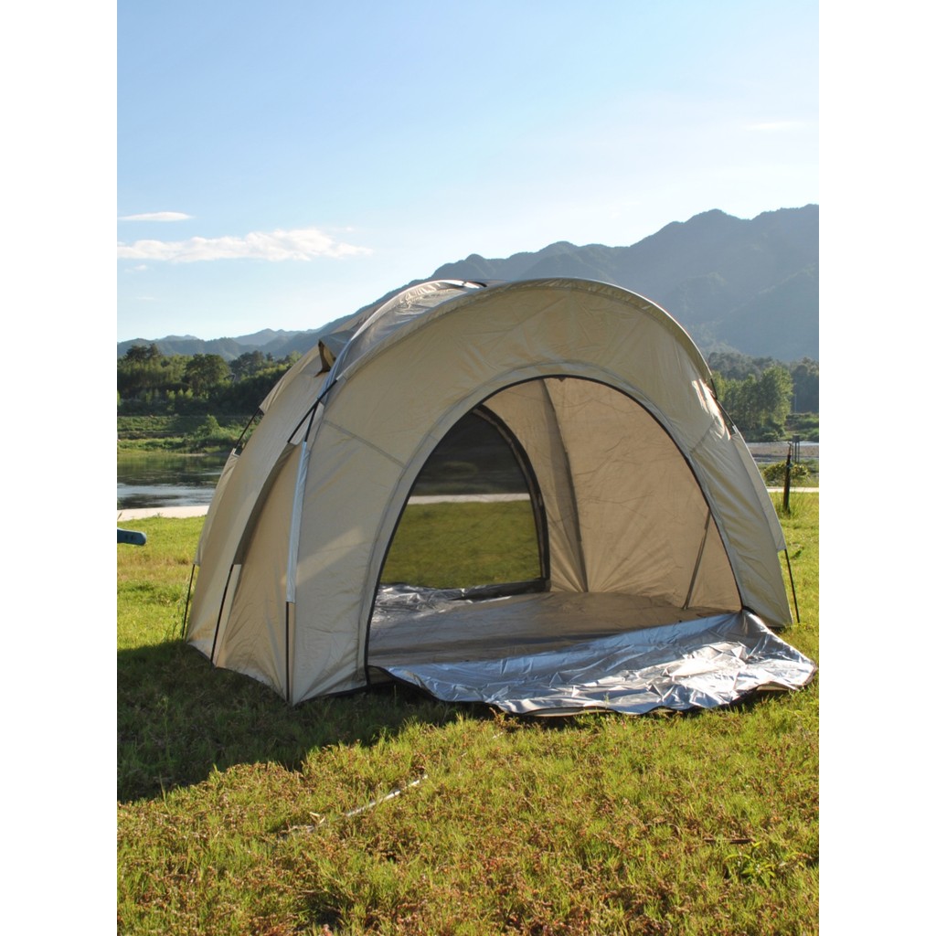 Barraca de acampamento de fornecimento transfronteiriço, barraca de quatro estações, barraca de acampamento familiar dur