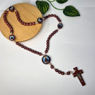 Terço Rosário De Madeira Nossa Senhora Aparecida Imbuia Religioso Proteção em Oferta na Shopee