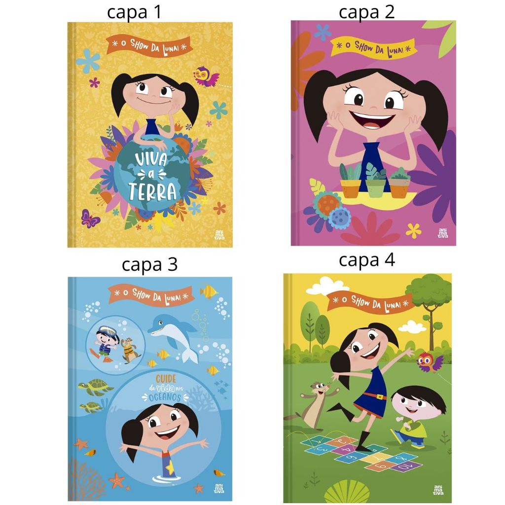 Caderno Mini Broc Show Da Luna 80F - ANIMATIVA