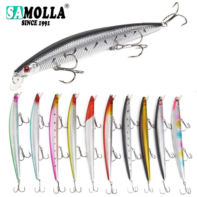 Minnow Fishing Lure Weights18.5cm/23g Bass Mino Bait Jerkbait Saltwater Lures Trolling Lure Articulos De Pesca Isca Arti