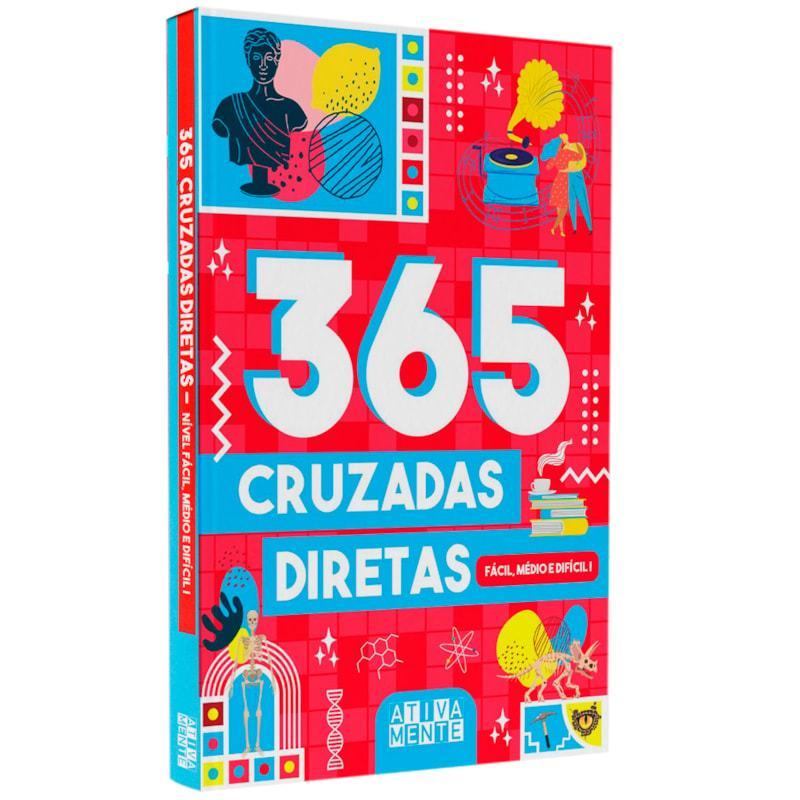 Livro 365 Cruzadas Diretas | Fácil, Médio e Difícil I em Oferta na Shopee