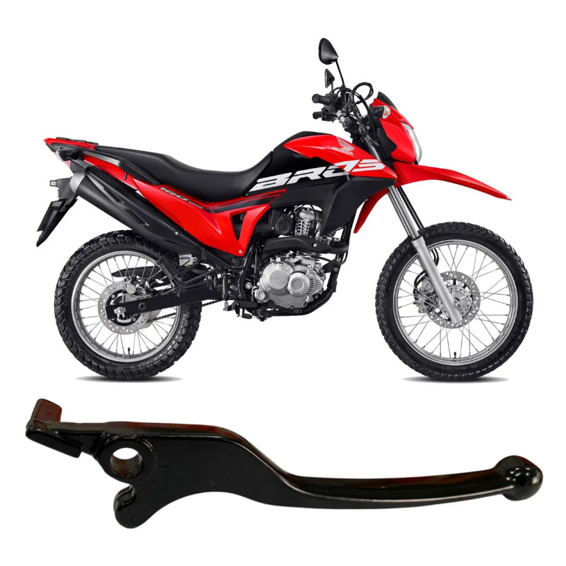 Manete Freio Bros 125-150-160/ Xre 190-300/ Falcon 400 Preto
