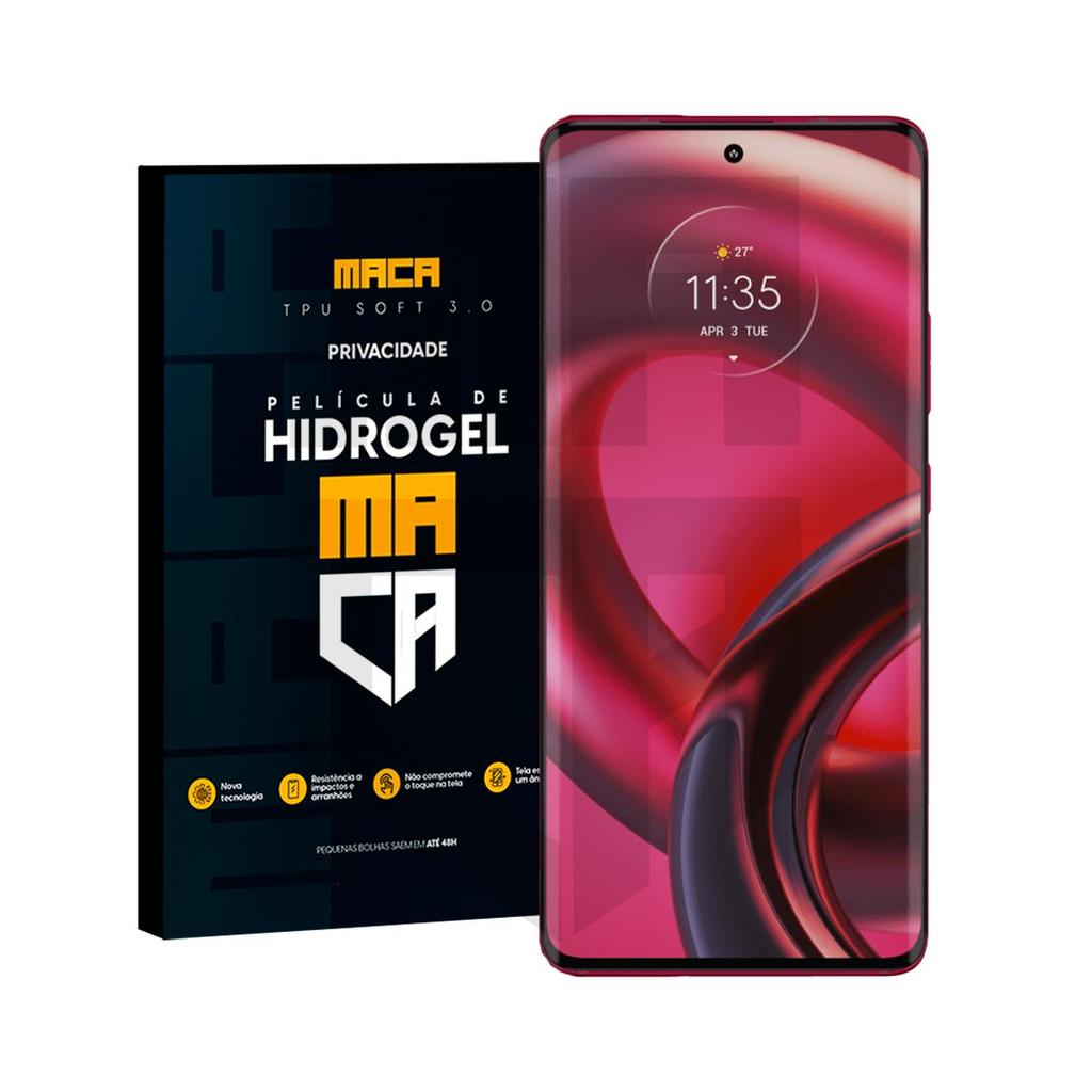 Película Hidrogel Frontal Motorola Signature Privacidade