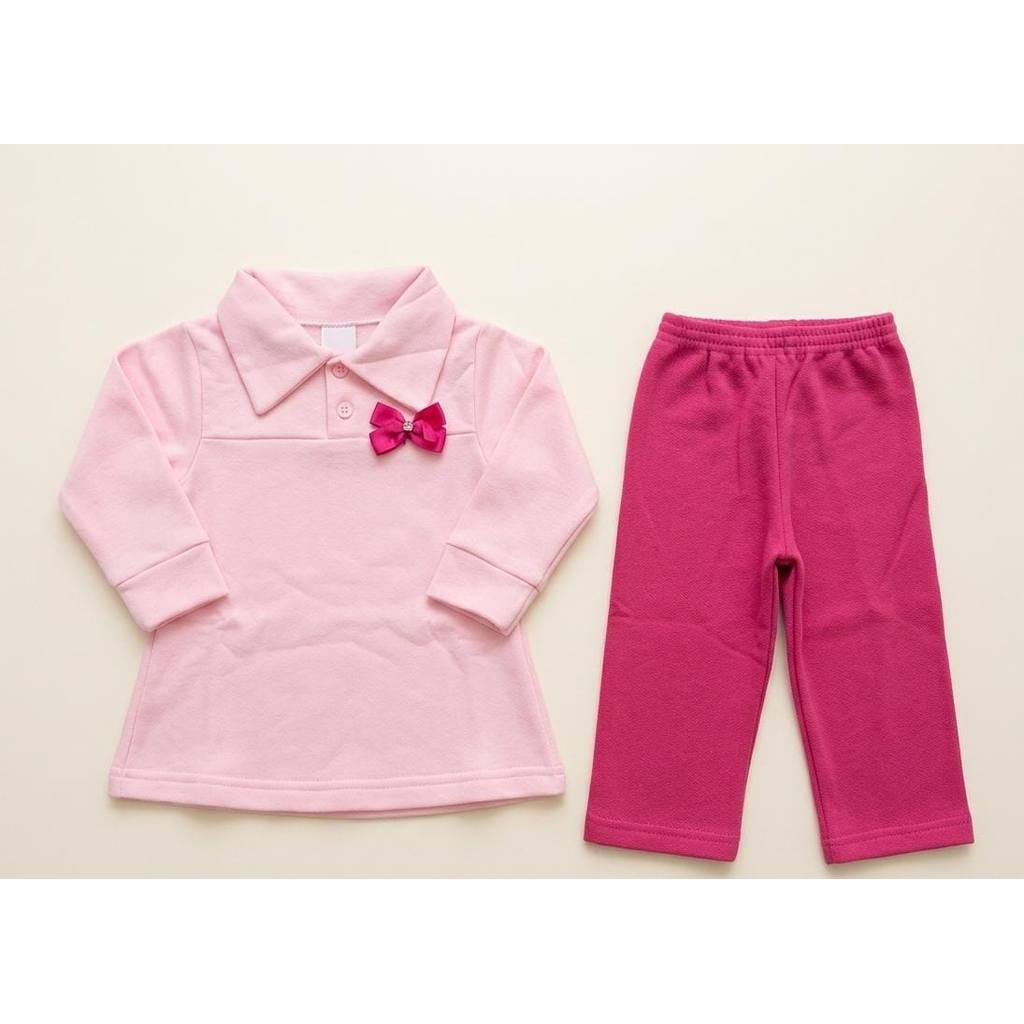 Conjunto 2 Peças Esporte Moleton E Calça Com Ou Sem Capuz