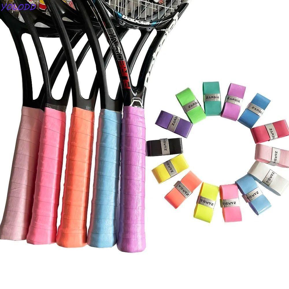 YOLODD Overgrips De Tênis Antiderrapantes , Punhos De Raquete De Badminton Com Cola Manual Resistente Ao Desgaste ,