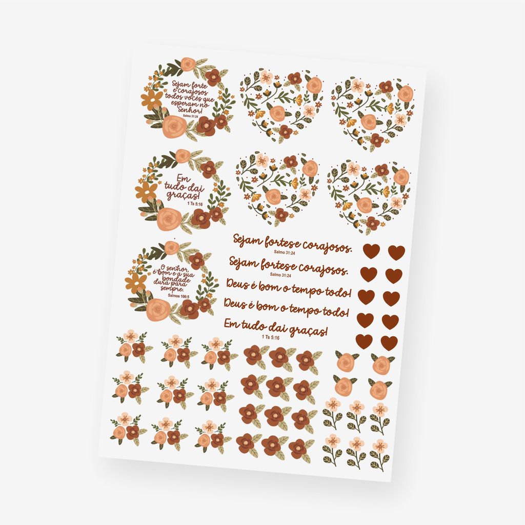 DTF UV Versiculos 2 A4–Adesivos para Produtos Rígidos em Oferta na Shopee