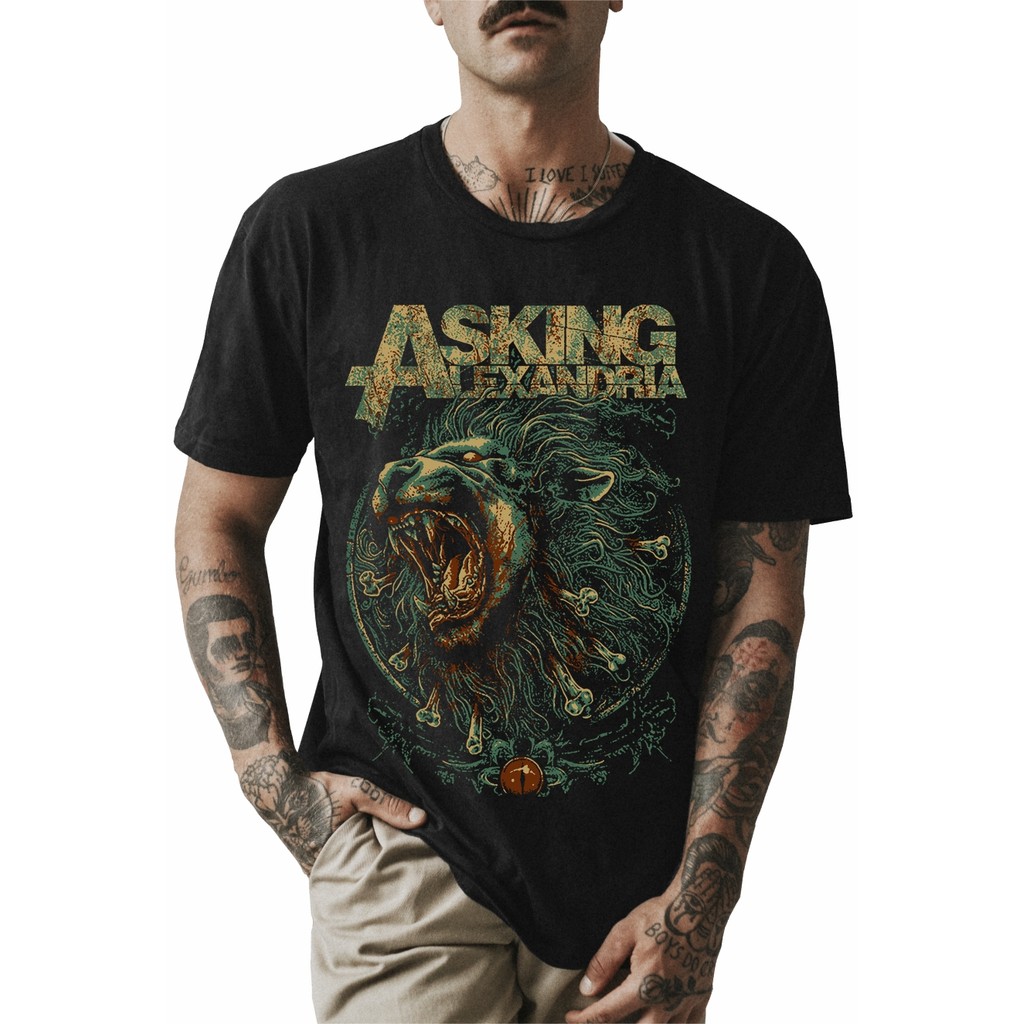 Camiseta Asking Alexandria Rockwear Preta