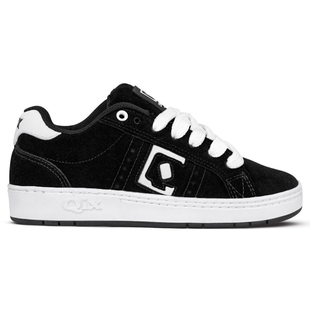 Tênis Qix Combat Suede Unissex | Preto Branco