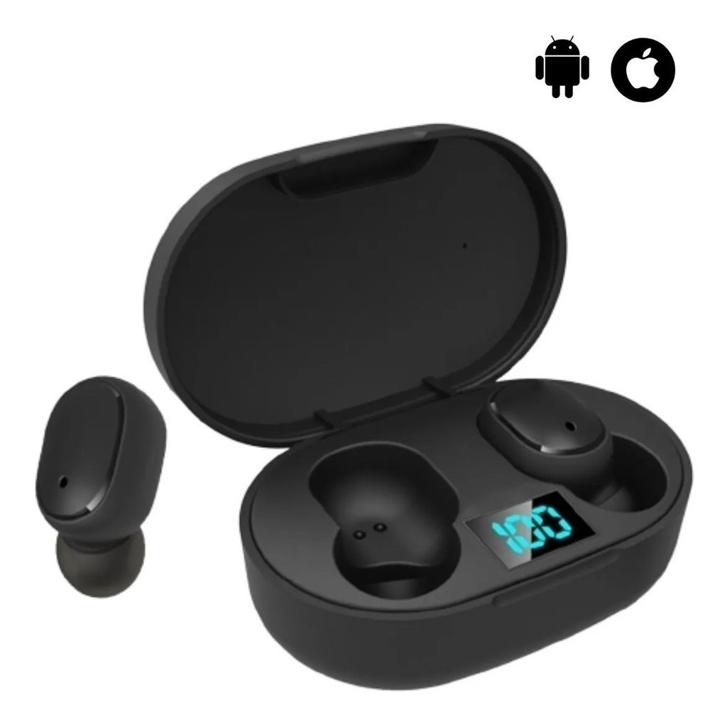 E6s Bluetooth 5.0 Tws Com Tela LED Digital